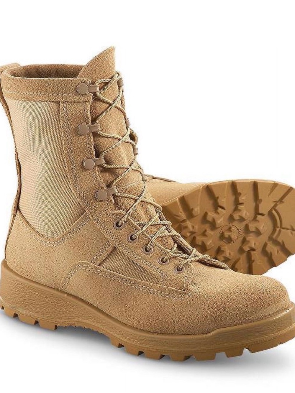 NWOT Men's Desert Tactical Lace-Up Boots - Tan